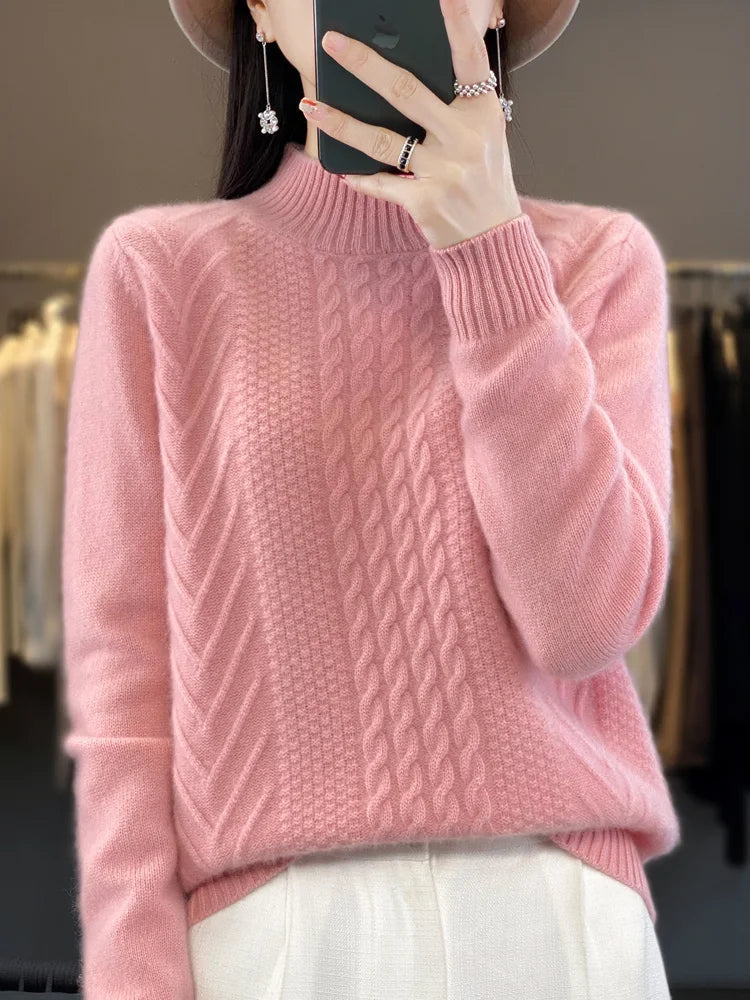 Amelia | Cashmere and Merino Wool Sweater