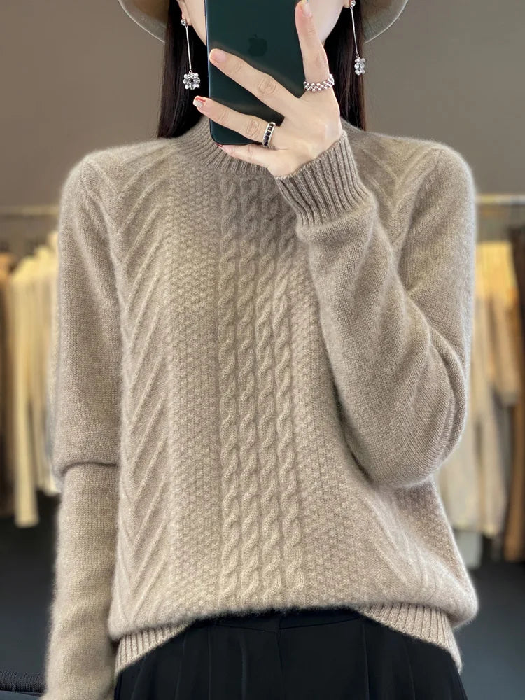 Amelia | Cashmere and Merino Wool Sweater