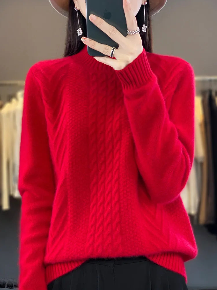 Amelia | Cashmere and Merino Wool Sweater