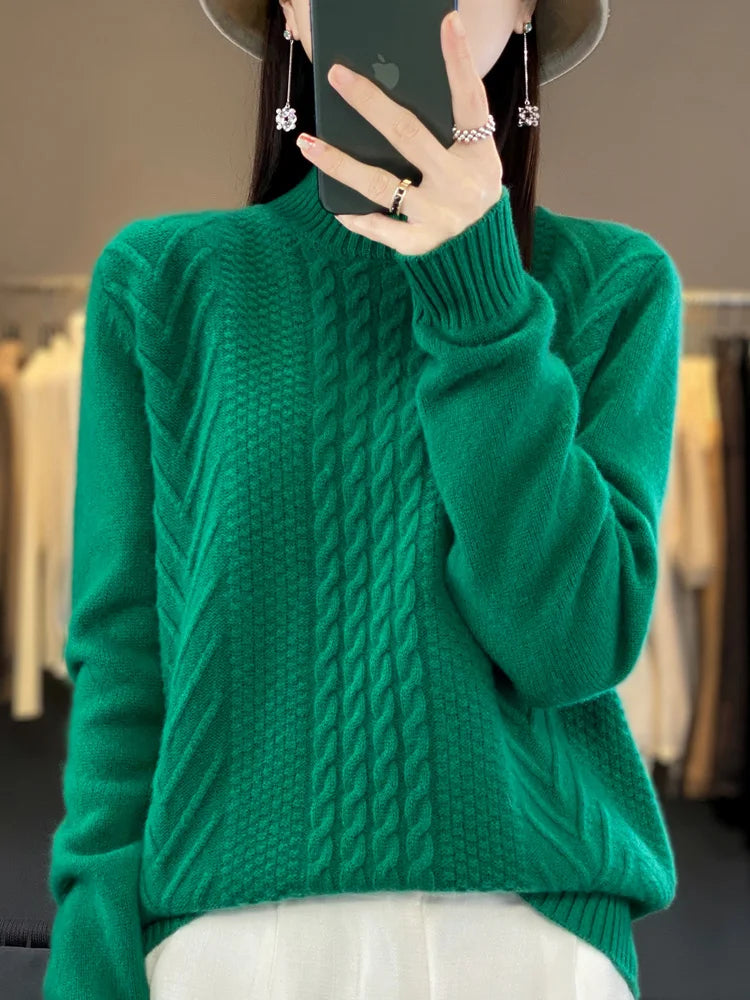 Amelia | Cashmere and Merino Wool Sweater